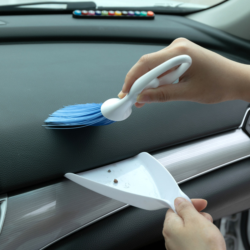 Car air conditioner air outlet angel brush air outlet brush cleaning brush multifunctional dust removal suit keyboard computer brush