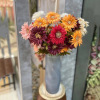 Simulation 6 Furang chrysanthemum single branches fried fireflade chrysanthemum autumn sunflower wedding furnishing flower foreign trade flowers