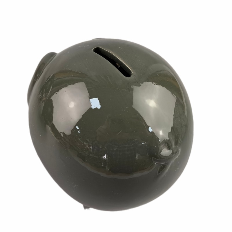 En stock de cerámica en forma de animal alcancía de almacenamiento de cambio de banco adulto alcancía con LOGO