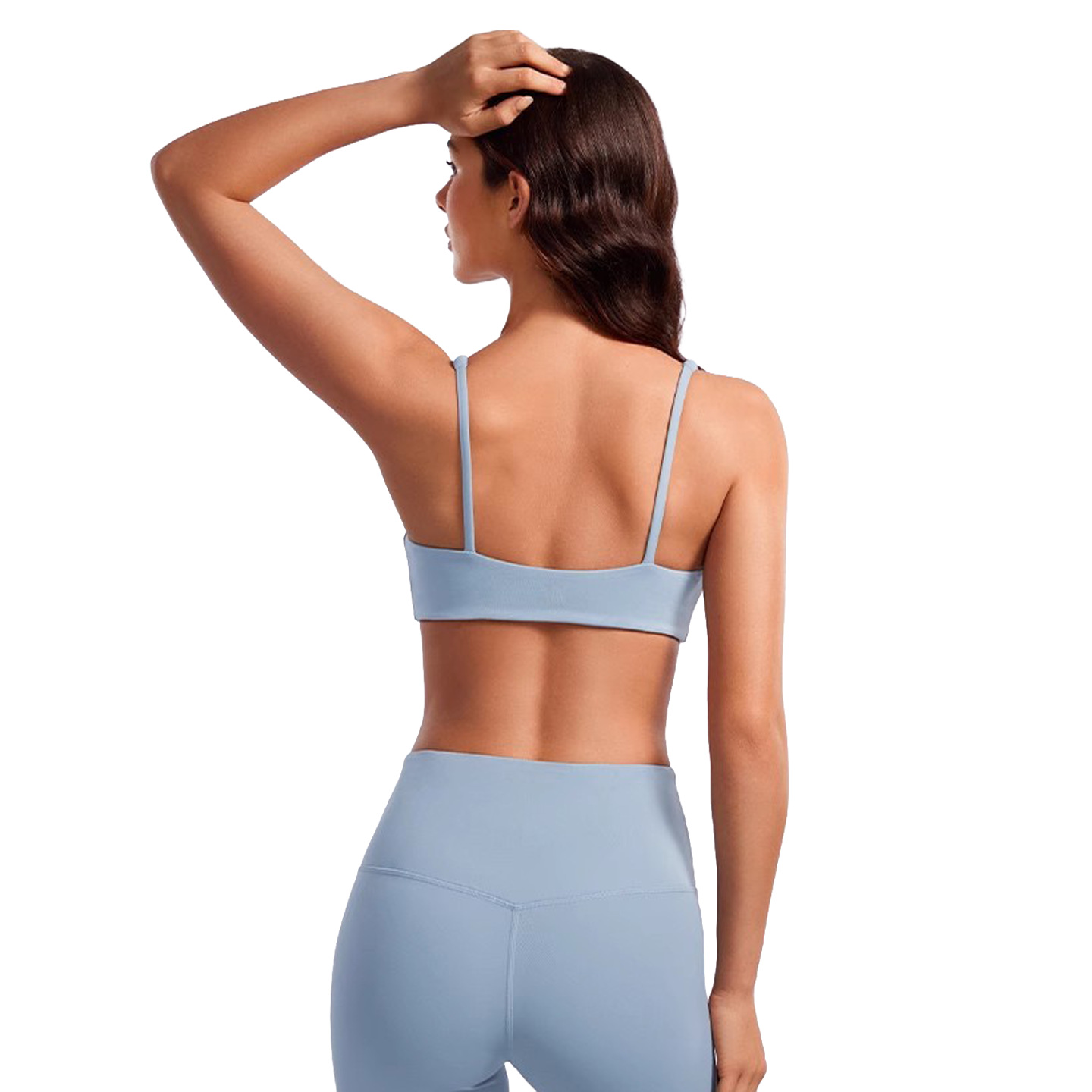 Nuevo sostén de yoga mujer belleza espalda correr con cojín de pecho ropa interior deportiva desnuda sensación de fitness chaleco transpirable