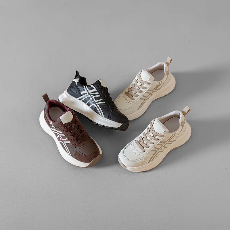 85036 Korean Style Soft-Soled Comfortable Dad Shoes for Women 2026 Spring and Autumn New Thick-Soled Versatile Casual Sneakers Ins 85036 Korean Style Soft-Soled Comfortable Dad Shoes for Women 2026 Spring and Autumn New Thick-Soled Versatile Casual Sneakers Ins