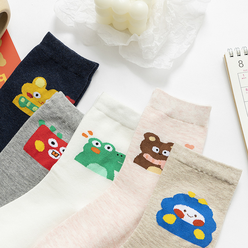 autumn and winter cartoon animals long tube socks nihaostyles wholesale clothing NSLSD80693