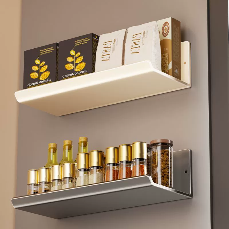 Spice Rack Wall-mounted Magnetic Shelf Rack Over-door from Yomiego