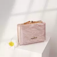Кошелек, короткий, небольшой, брендовый, высококачественный, универсальный, складной, легкий и тонкий, сумка через плечо, корейский стиль