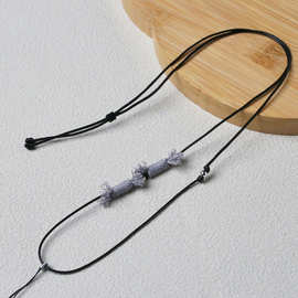 蜡皮项链绳防水编织绳黄金吊坠挂绳挂脖平安扣蜜蜡佛玉坠挂件绳子