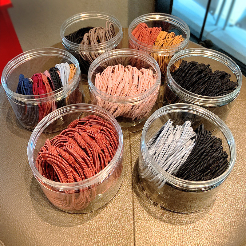 Elastic durable hair rope