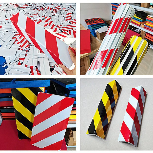 EVA护角防撞条防撞角护墙角PVC条加厚车库反光警示 条交通设施