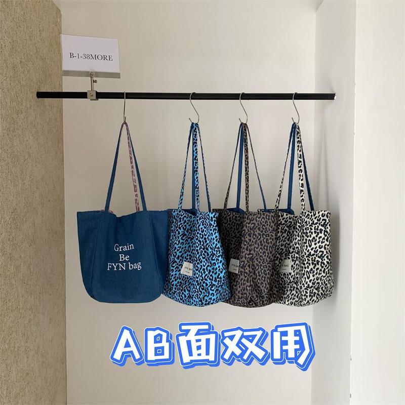 2025新款豹纹时尚纹女包包单肩秋冬韩手提女包通勤法式风格托特包|undefined
