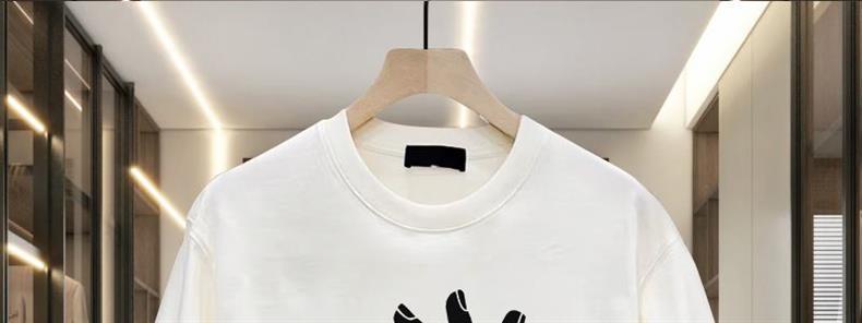 T-shirt homme coupe ample manches courtes versatile pour été_voghion.com