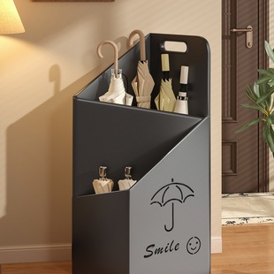 Umbrella Storage Rack for Home Door, Commercial Umbrella Rack, Drainable Long-Handled Umbrella Storage