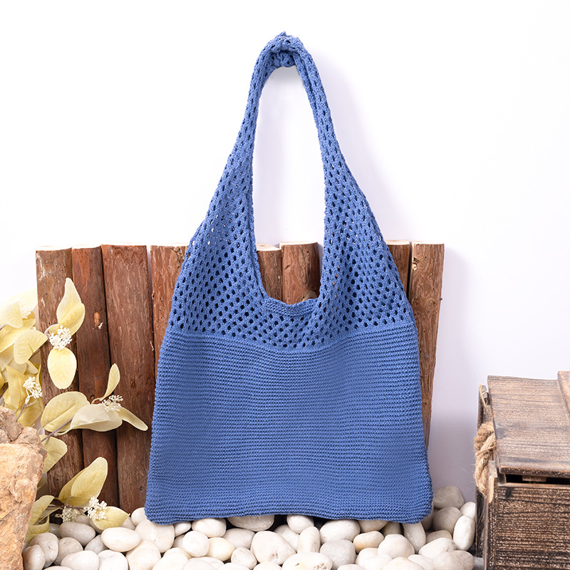 Knitted bag [blue]