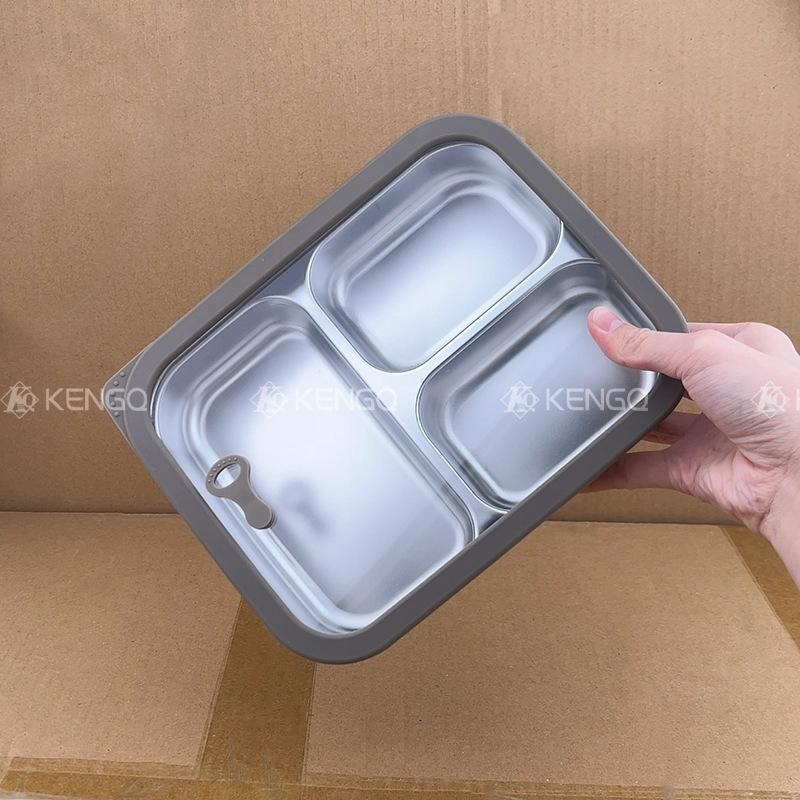 oficina oficina almuerzo 2025 nuevo horno de microondas calentamiento 316L caja de almuerzo de acero inoxidable caja de almuerzo sellado caja de almuerzo