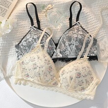 E 45214 French Lace Floral Bra ��ʽ��˿���� ����ѷŷ���羳
