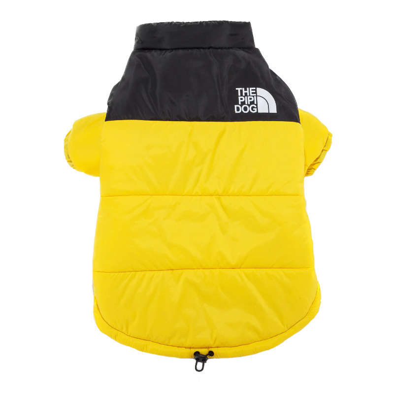 Amazon Otoño e Invierno ropa para mascotas ropa de cubo francés ropa de perro a prueba de viento engrosada perro ropa de algodón acolchado al por mayor