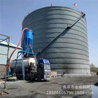 金成机定制产水泥粉装车机 矿粉装罐车气力抽灰机 环保粉料输送机