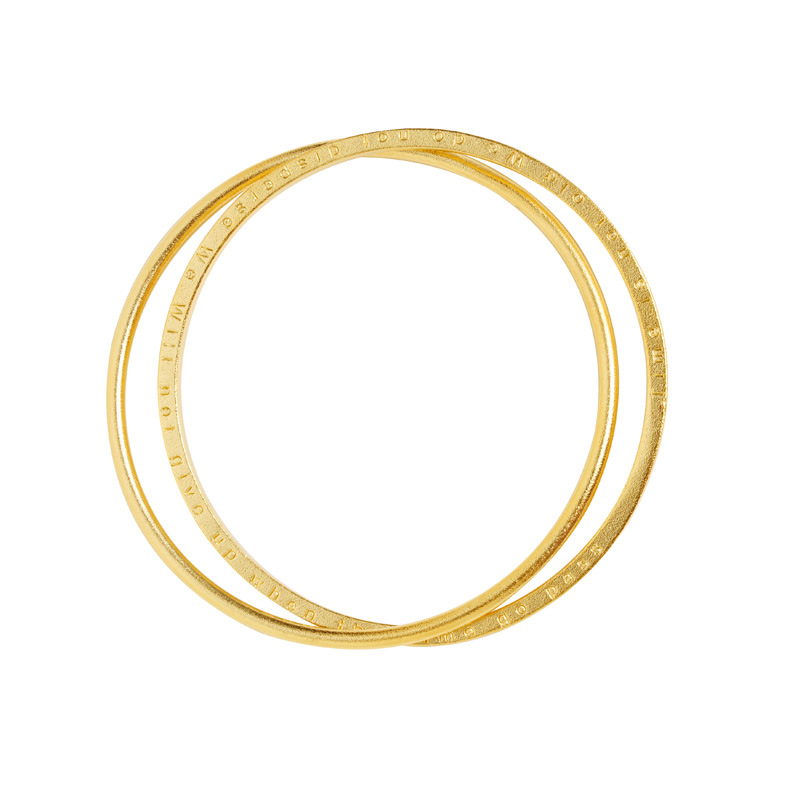 Nuevos productos de brazalete de oro de arena vietnamita para niñas de alto nivel de aleación de cobre no se desvanecerá durante mucho tiempo simple alfabeto joyas pulseras