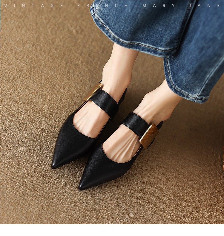 Retro Mary Jane Flats - Style 3