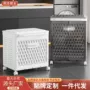 浴室折叠带盖分格脏衣篮