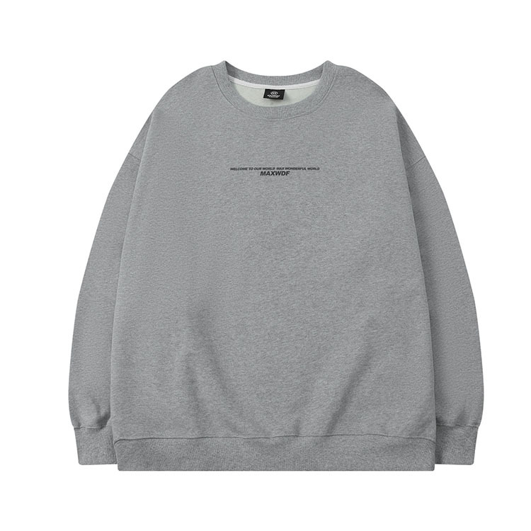 Men's Clothing round neck pullover sweatshirt original Dongshankou design couple style heavyweight high street Japanese style_voghion.com