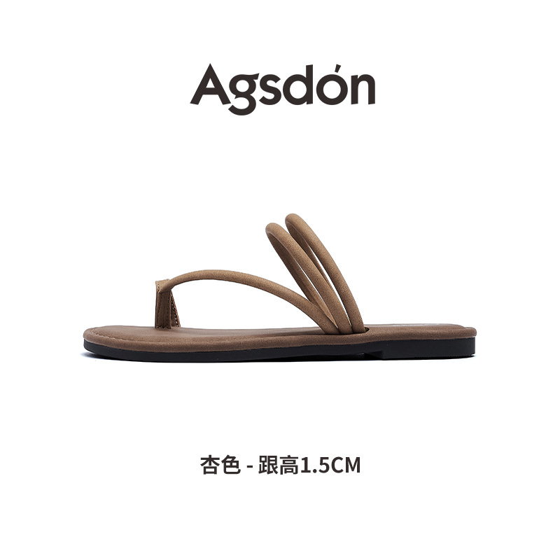 Chanclas Augu Shiden para mujer, estilo verano 2026, chanclas de exterior a la moda para usar con faldas, sandalias planas