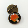 Football denim brooch, American style