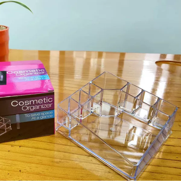 Diamond-shaped cosmetic storage box, transparent makeup rack, creative transparent lipstick storage rack manufacturer
