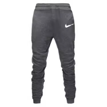 2024 Comercio exterior europeo y americano estilo grueso más terciopelo estampado de hombre pantalones casuales pies pantalones de entrenamiento pantalones deportivos