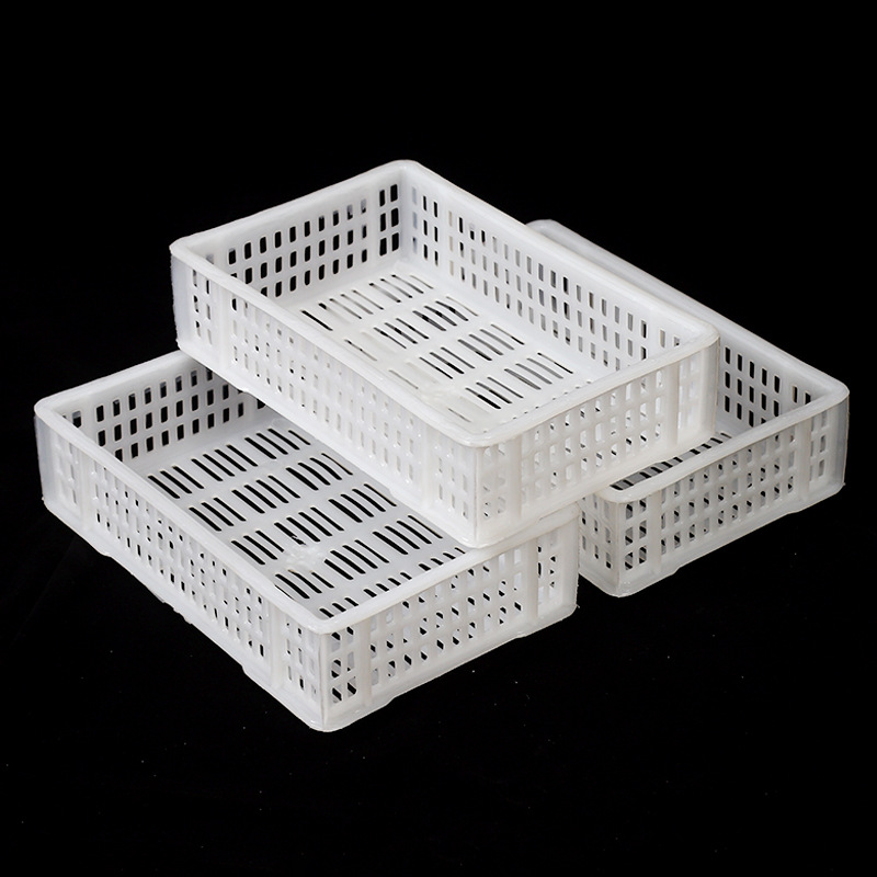Cesta de rotación de arándanos multi-especificación engrosada caja de rotación logística caja de transferencia congelada de frutas almacenamiento cesta de plástico industrial image 5
