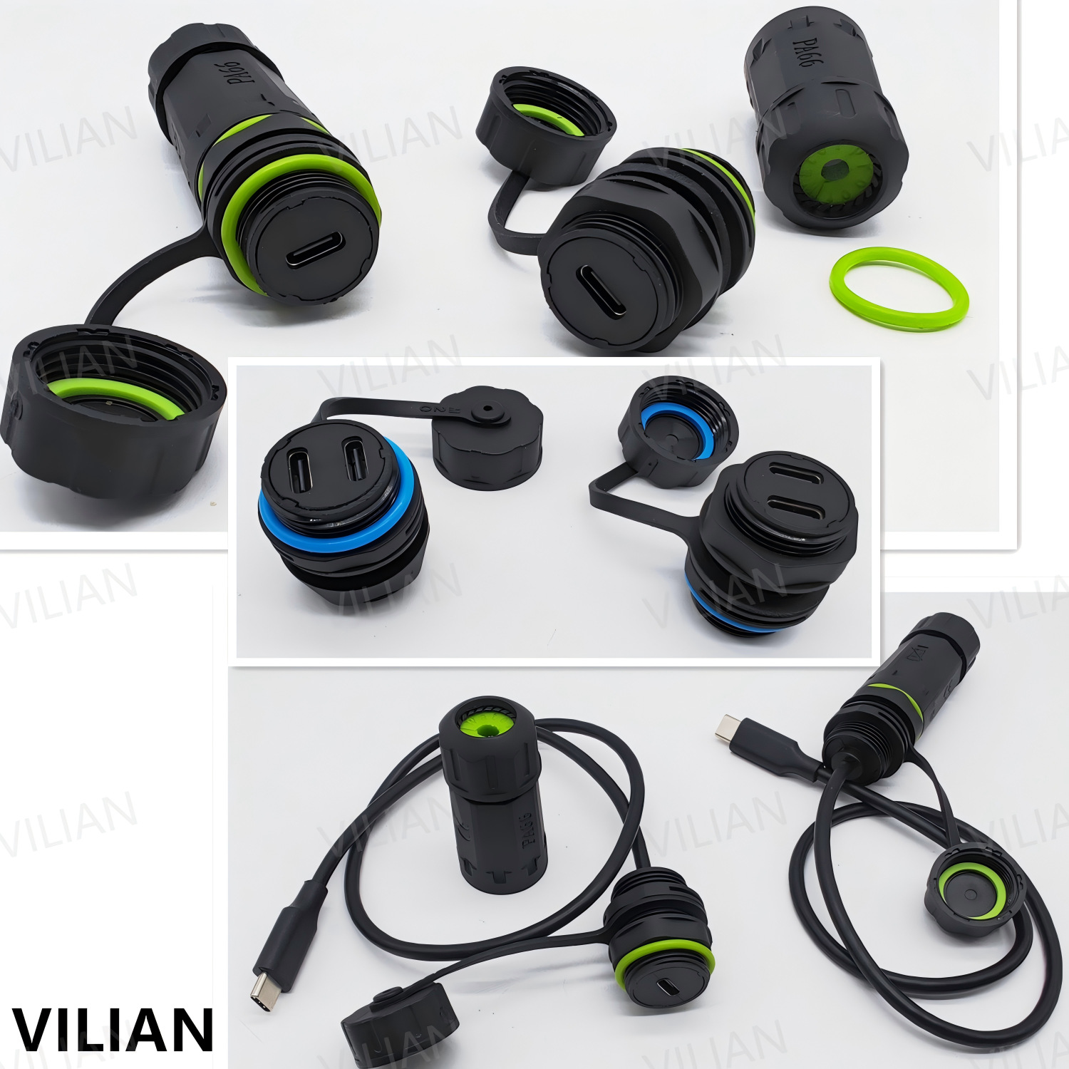 M20-USB��ͷ����ֱͨ�Խ�usb�����ź��ӳ��߻����ˮ������ֱ��ʽ