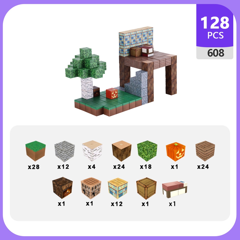 Transfronterizo Mi Magnetic World Puzzle Magnet Block 25 Magnetic Block Set Magnetic Cube
