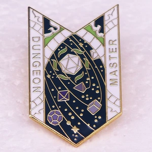 Dungeons & Dragons game brooch badge accessory