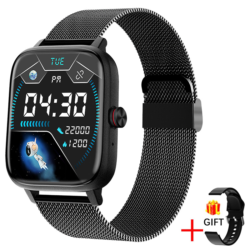 Unisex Smartwatch mit Schlaf- und Herzfrequenzüberwachung, wasserdichtes, schlankes Armband für Laufen, Business, Luxus/Sport-Stil_voghion.com