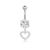 Silver pendant heart