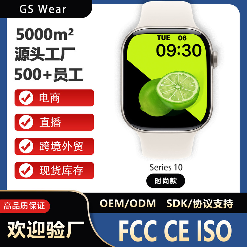 Popular Multifunctional Smart Watch Oled Screen Huaqiangbei Series10 New Top Configuration 4g Memory E-Book