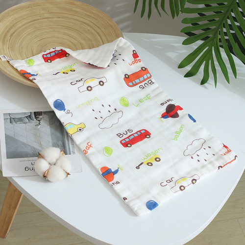 Baby square towel, pure cotton six-layer high-density baby and children's face towel, newborn saliva towel, small towel, square towel