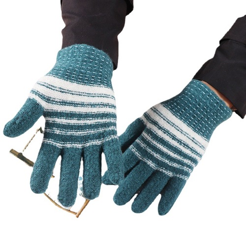 Thermal Men and Women Fleece Gloves Autumn and Winter Thick Cycling Wool Gloves Cold-Proof Gloves