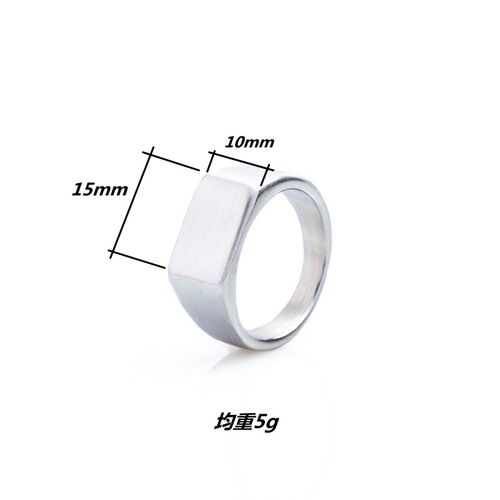 European and American Amazon's new sand surface niche jewelry personalized fashion outdoor ring titanium steel ring casting process