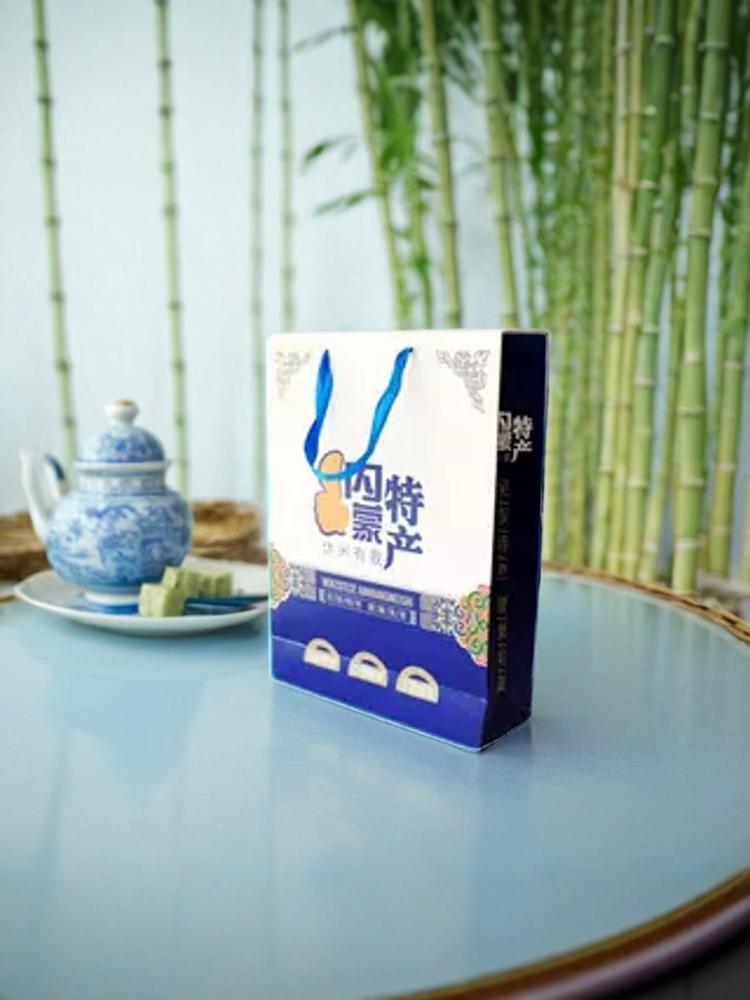 Caja de embalaje especial de Mongolia Interior bolsa de mano bolsa de papel bolsa de regalo carne de res productos lácteos secos caja de regalo queso