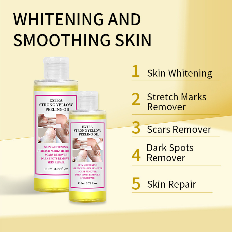 Whitening och peeling för händer, fötter, ansikte, helkroppsvård, fuktgivande olja Peeling Oil_voghion.com