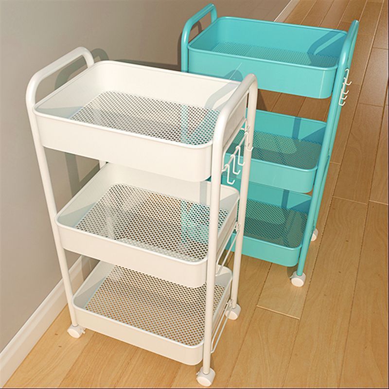 Trolley Storage Rack Kitchen Floor-Standing Multi-Layer Snack Baby Living Room Bedroom Bathroom Mobile Storage Storage Rack