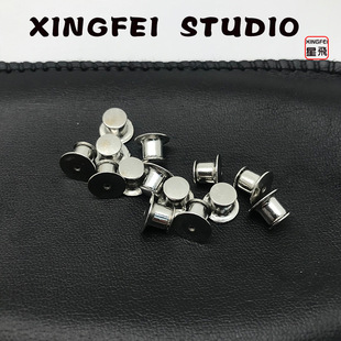 Wholesale In-Stock Gold and Silver Brass Butterfly Hat Pins Fridge Magnets Badge Clasps High-Grade Flat Head Card Caps