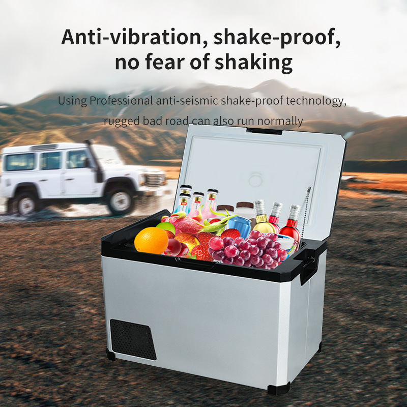 Car Refrigerator, Truck Mini Refrigerator, Car Small Refrigerator, 50L Dual-Use for Car and Home, Extra-Large Capacity Medicine Cooler
