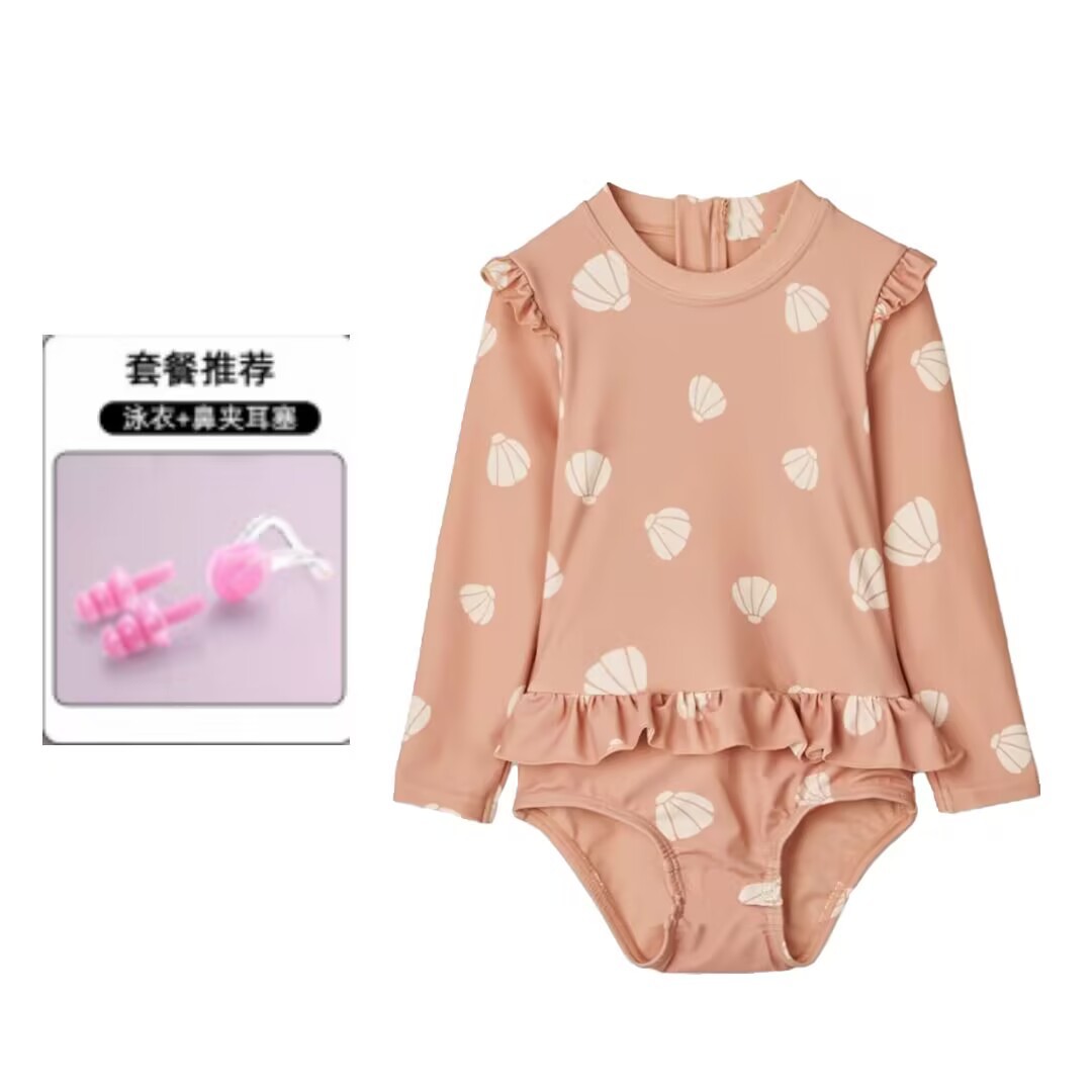 Niños trajes de baño de manga larga de secado rápido para niñas nuevas niñas lindas trajes de baño al por mayor