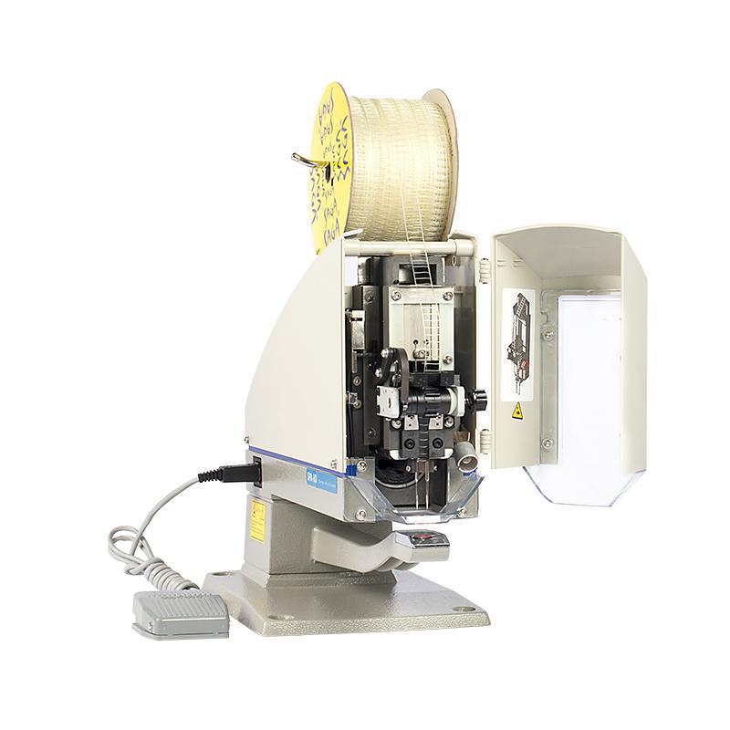 Máquina de agujas de pegamento Máquina de tarjetas de cintura trapezoidal en lugar de engrapadora Máquina de engrapado automático Máquina de tarjetas de cintura de plástico Máquina de etiquetas de lavado de agua