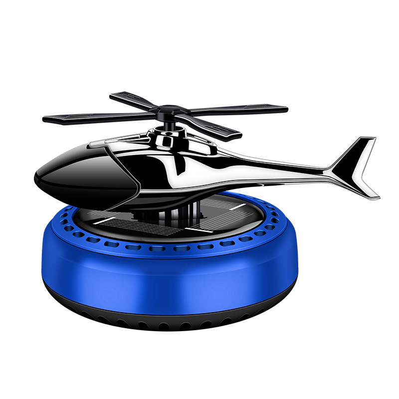 자동차 액세서리 자동차 액세서리 아로마 테라피 장난감 냄새 제거 태양 미니 라운드 하단 헬리콥터 장식품