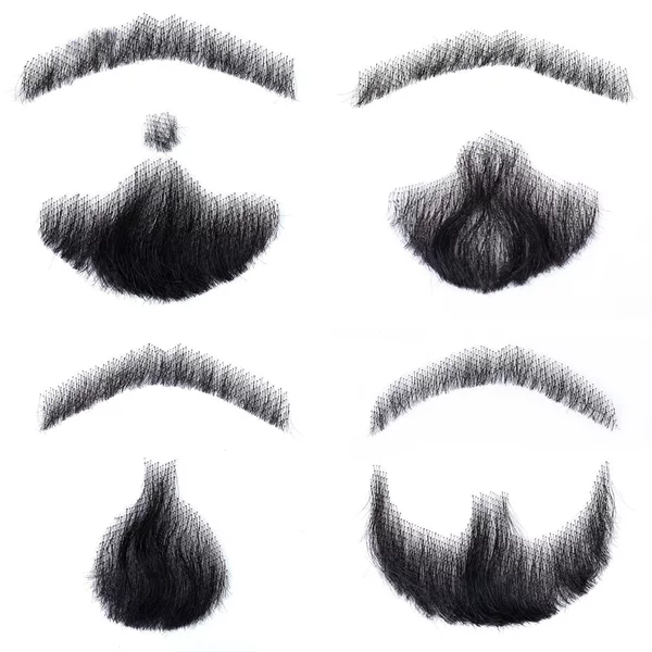 Men's Realistic Fake Beard Makeup Props, Fully Hand-Woven Real Human Hair Beard, Invisible Goatee, Mustache, Film and Television Use