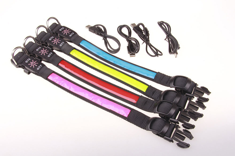 USB反光革发光项圈 (64)