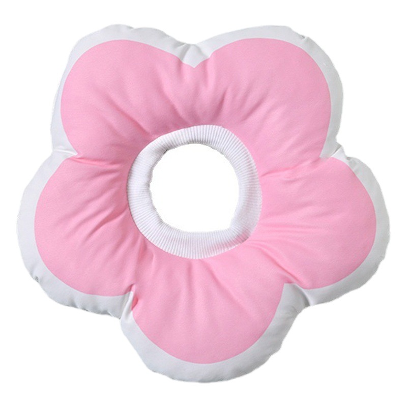 Cute Flower Soft Elizabeth Circle Pet Neck Ring Waterproof Headgear Pet Sterilization Shame Circle for Cats and Dogs