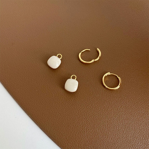 Korean light luxury two-wear earrings, retro fashion earrings, women's high-end exquisite earrings, internet celebrity earrings