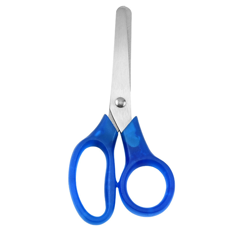 Papelería infantil tijeras tijeras de oficina tijeras de estudiantes tijeras de papel para niños pequeños tijeras de cabeza redonda